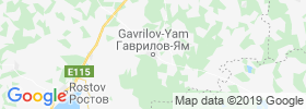 Gavrilov Yam map